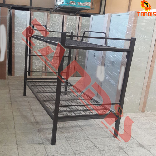 تخت خواب دو طبقه سربازی با وزن 55 کیلو گرم
