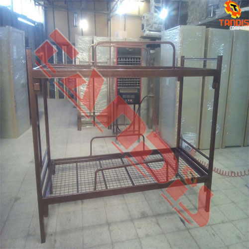 تخت خواب دو طبقه فلزی سربازی
