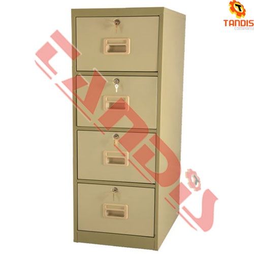 فایل بایگانی چهار کشو رنگ بژ