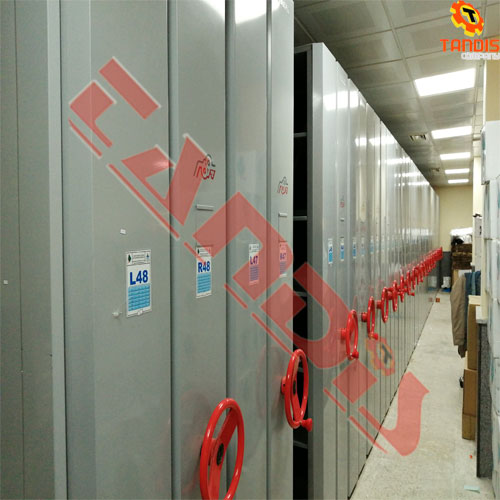 جابجایی و نصب قفسه بایگانی ریلی