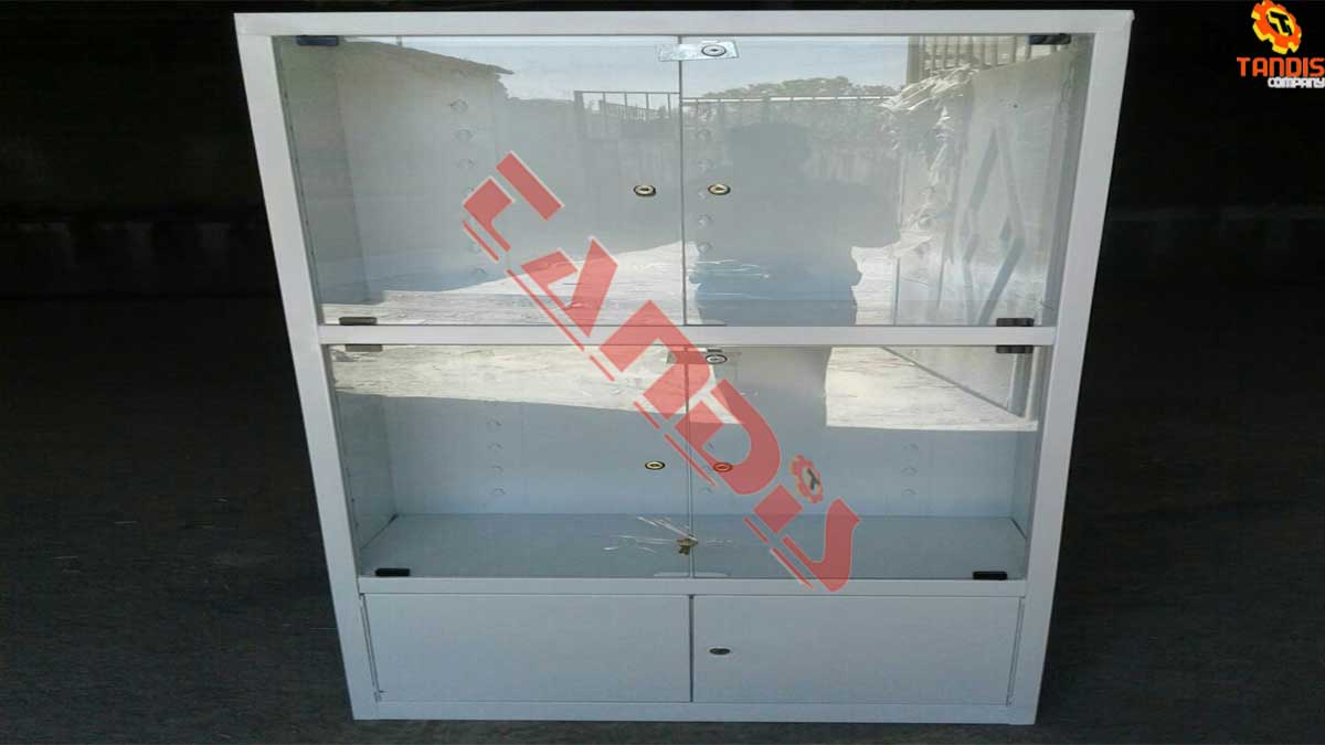 کمد کتابخانه چهار شیشه