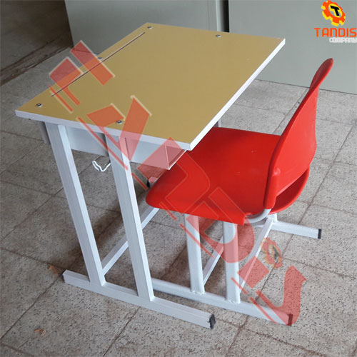میز و نیمکت دانش آموزی جدا از هم پلاستیکی 