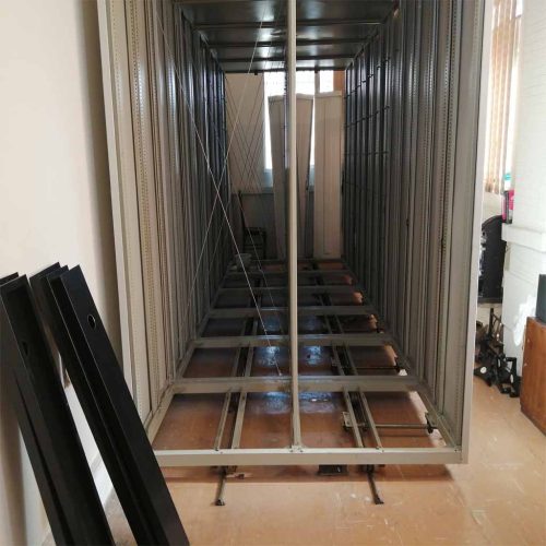 جابجایی و نصب قفسه بایگانی ریلی