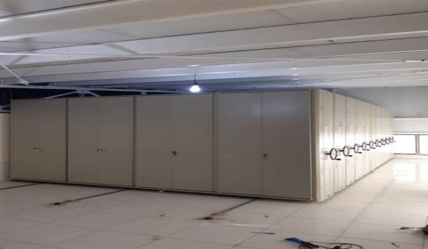 قفسه بایگانی پرونده به طول 4 متر به همراه درب و قفل