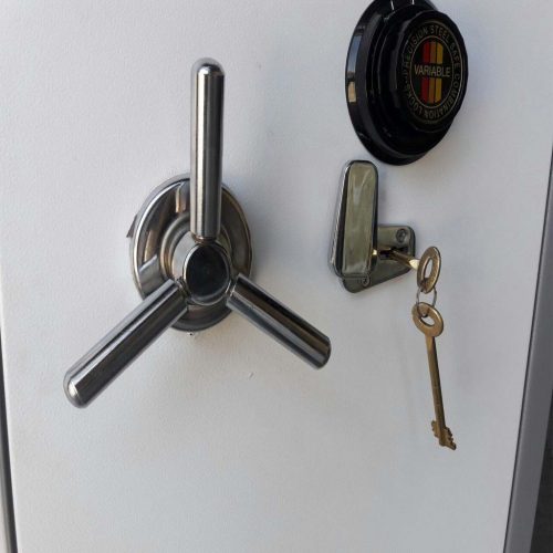 قفل رمزدار مکانیکی بایگانی نصب بر روی کمد بایگانی مقاوم